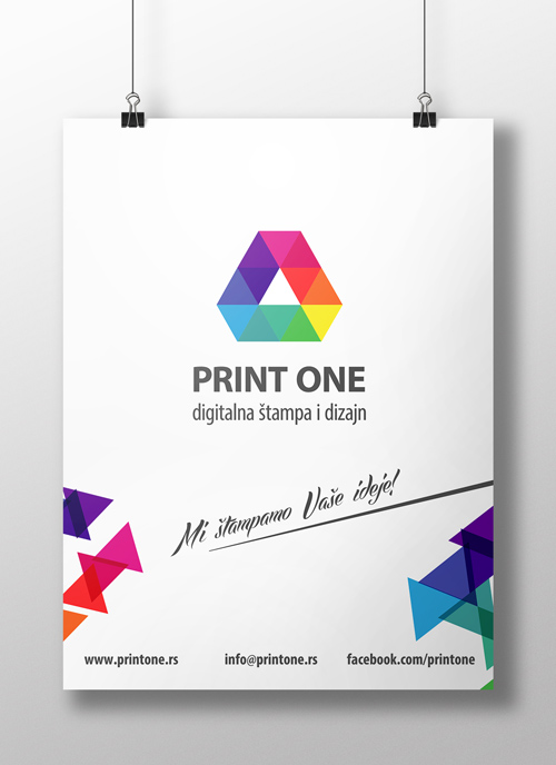 Print One Plakat / Poster