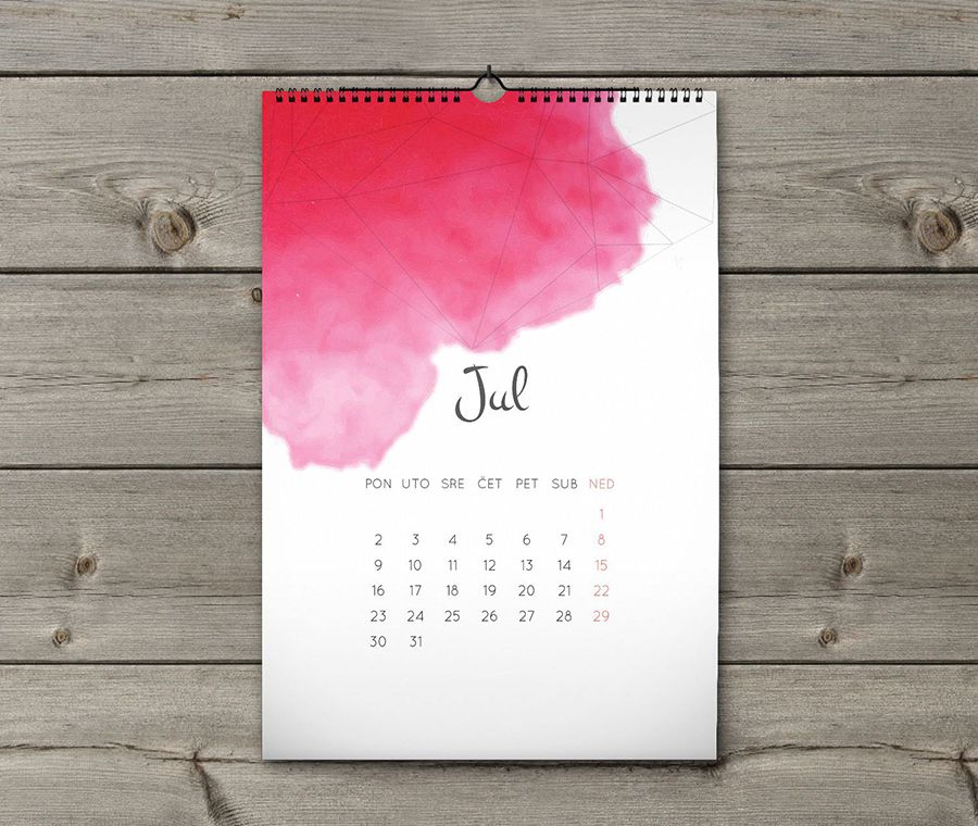 kalendar 2018 model 1-7