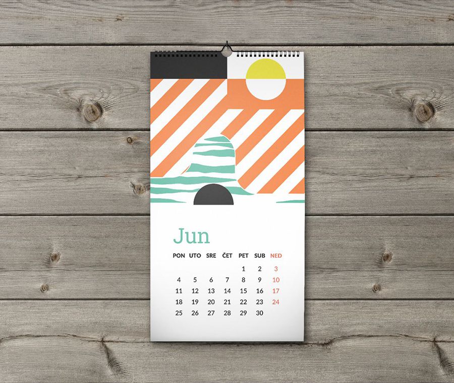 kalendar 2018 model 2-6