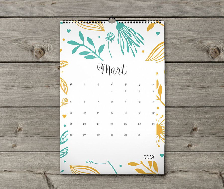 kalendar 2018 model 5-3