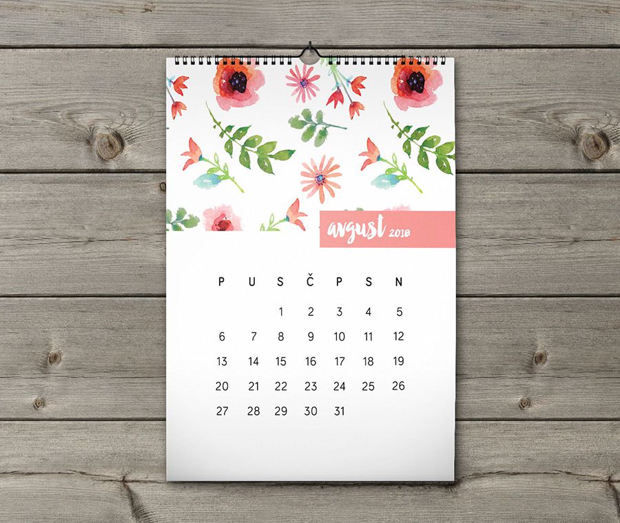 kalendar 2018 model 6-8