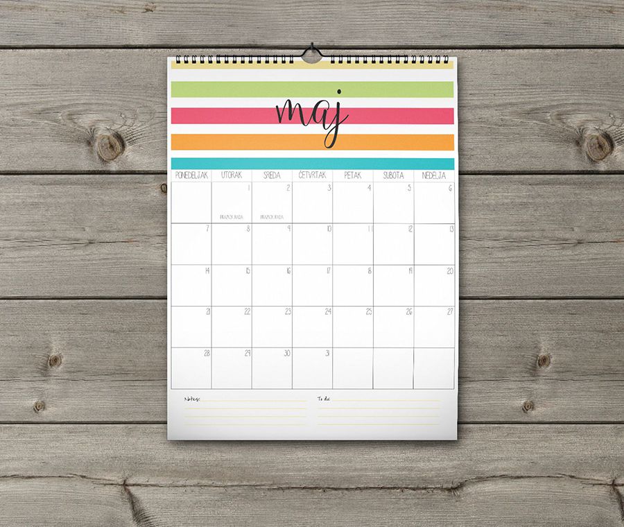 kalendar 2018 model 8-5